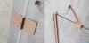 Radaway Essenza Brushed Copper PND II parawan nawannowy 140cm lewy szczotkowana miedź/przejrzyste 110002140-93-01L